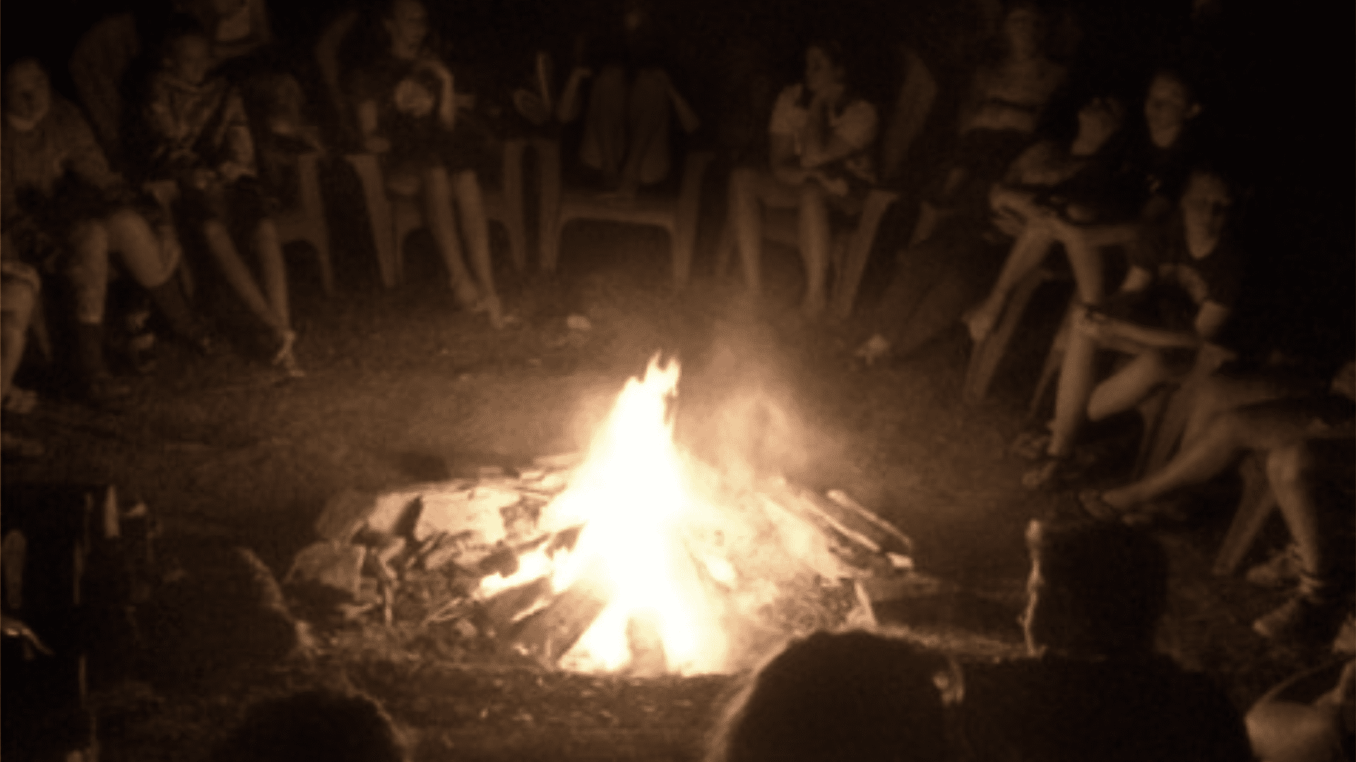 student camping
